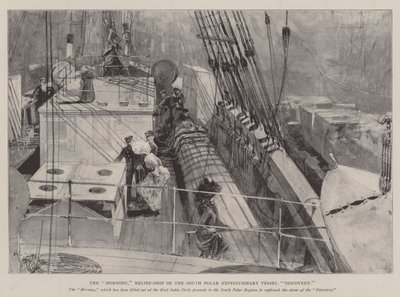 Il Mattino, Nave di soccorso della Spedizione Polare Meridionale Discovery da Henry Charles Seppings Wright